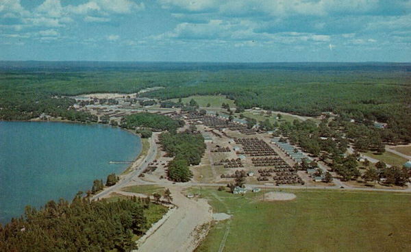 Camp Grayling - Old Postcard View (newer photo)